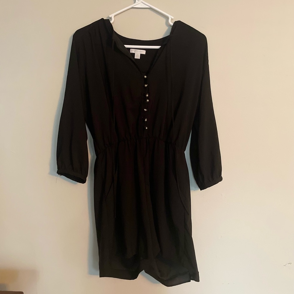 XS black romper